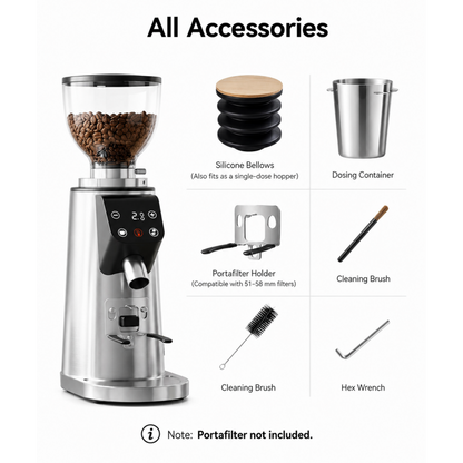 Shardor 64mm Flat Burr Coffee Grinder 2nd Gen