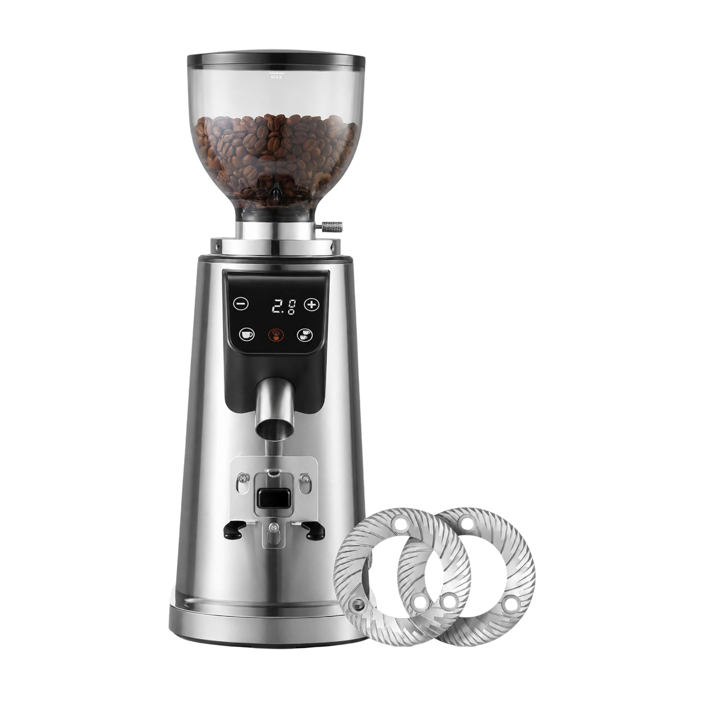 Shardor 64mm Flat Burr Coffee Grinder 2nd Gen